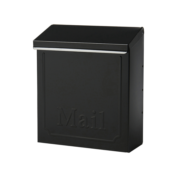Solar Group Mailbox Vert+Lock Blk THVKB0001